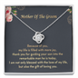 Mother Of The Groom Thank You For Guiding Your Son Love Knot Necklace | Mother In Law Gift |  Bride to Mother In Law Gift