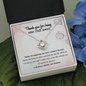 Thank You For Being One Call Away Love Knot Necklace | Thank you gift, Gift For Therapist, Mental Health Professional Gift, Recovery Gift