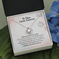 No Storm Lasts Forever Love Knot Necklace | Addiction Recovery Affirmation Gift, AA Recovery Gifts, NA Recovery Sobriety Gift