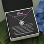 Mom You Are My Everything Love Knot Necklace | Gift to Mom from Daughter/Son |  Christmas, Birthday, & Mother's Day Gift to Mom
