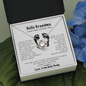 To My Amazing Future Grandma Love Knot Necklace, Pregnancy Reveal Gift, Gift for Grandmother To Be