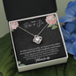To My Ride Or Die We Have Each Other Love Knot Necklace | Unbiological Sister Necklace, Bonus Sister Gift, Bestie, Best Friend Gift