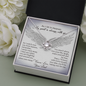 As I Sit in Heaven Love Knot Necklace, Loss of Dad Gift Memorial Gift | In Memory of Father | Sympathy Loss of Father Gift | Father Memorial Gift