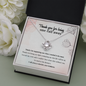 Thank You For Being One Call Away Love Knot Necklace | Thank you gift, Gift For Therapist, Mental Health Professional Gift, Recovery Gift