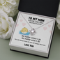 To My Mother Puffer You Will Always Have Me Mother's Day Love Knot Necklace | Gift For Mother