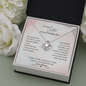To My Sister On My Wedding Day Love Knot Necklace | Gift for Sister of the Bride Wedding Day | Gift for Sister of the Bride