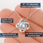 To My Amazing Mom In This Crazy World We Have Each Other Love Knot Necklace | Gift to Mom from Daughter/Son | Mother's Day Gift to Mom