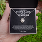 Mama Didn't Raise No Pendejo Love Knot Necklace | Mother's Day Gift Hispanic Mother