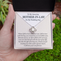 To My Amazing Mother-In-Law On My Wedding Day Love Knot Necklace Gift | Mother In Law Wedding Gift From Bride | Mother of the Groom Necklace | Future Mother in Law Wedding Gift | Sentimental Gift For Mother-In-Law