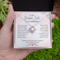 To My Beautiful Sister On My Wedding Day | Jewelry Gift for Sister of the Bride | Wedding Day Gift for Sister of the Bride Love Knot Necklace
