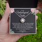 To My Unbiological Sister Funny Love Knot Necklace | Unbiological Sister Necklace, Bonus Sister Gift | Gift for Bestie, Best Friend Gift