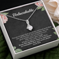 Unbreakable Strength Alluring Lucky Necklace  | Strong Woman, Surgery, Cancer Patient, Sick Friend Gift, Care Package