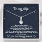 To My Wife, We Survived 2020 Appreciation Love Necklace