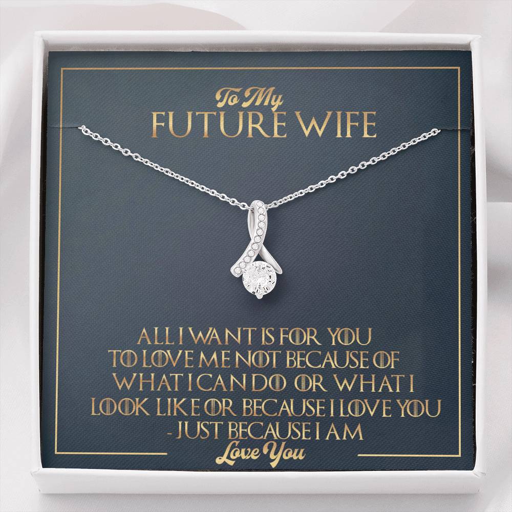 To My Future Wife Outlander Alluring Beauty Necklace, Outlander Gift, My Sassenach, Celtic Love Knot