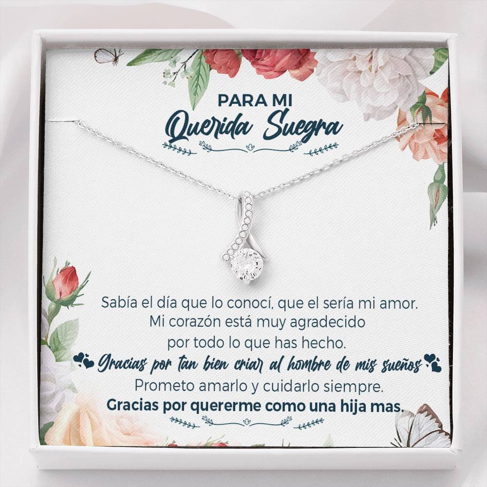 Para Mi Querida Suegra, Zirconia Necklace
