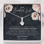 To My Beautiful Wife, You've Made Me The Happiest Love Necklace