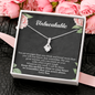 Unbreakable Strength Alluring Lucky Necklace  | Strong Woman, Surgery, Cancer Patient, Sick Friend Gift, Care Package