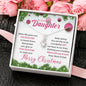 To Our Daughter, Wishing You A Merry Christmas Knot Necklace
