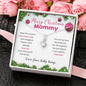 Mommy To Be Merry Christmas Necklace From Baby Bump