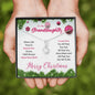 To My Granddaughter, I Will Always Have Your Back Necklace