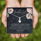 To My Beautiful Wife, You've Made Me The Happiest Love Necklace