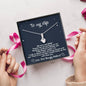 To My Wife, We Survived 2020 Appreciation Love Necklace