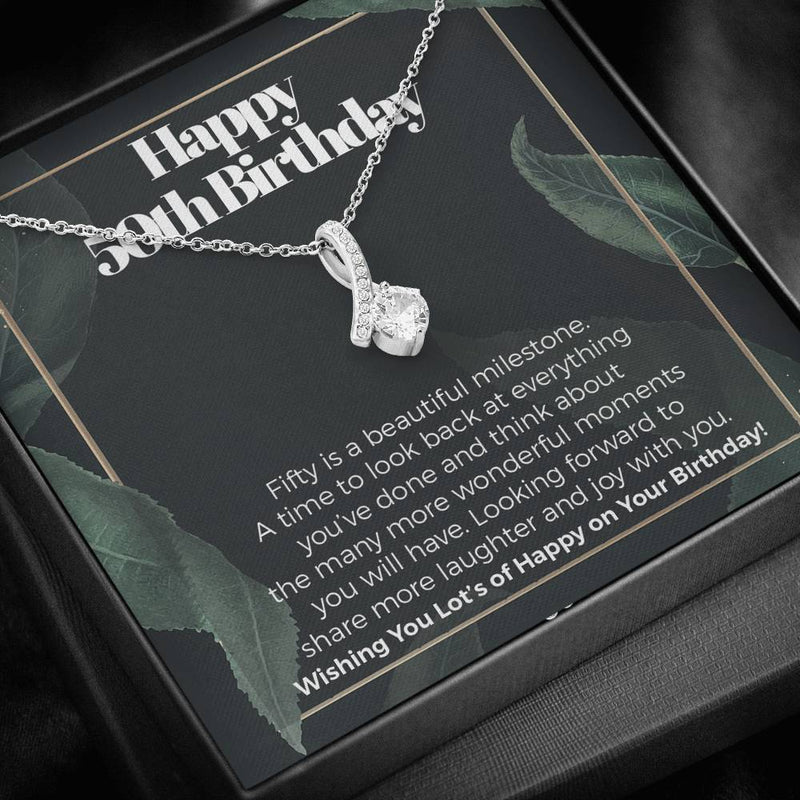 Happy 50th Birthday Alluring Necklace