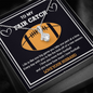 To My Fair Catch Gift for my Wife, Football Themed Anniversary, Birthday and Valentines Day Gift for Her, I Love You More Than Football Gift