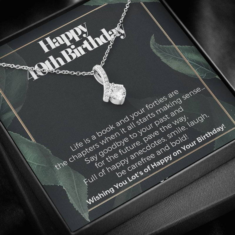 Happy 40th Birthday Alluring Necklace