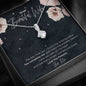 To My Beautiful Wife, I Found My Missing Piece Love Knot Necklace with Premium Box