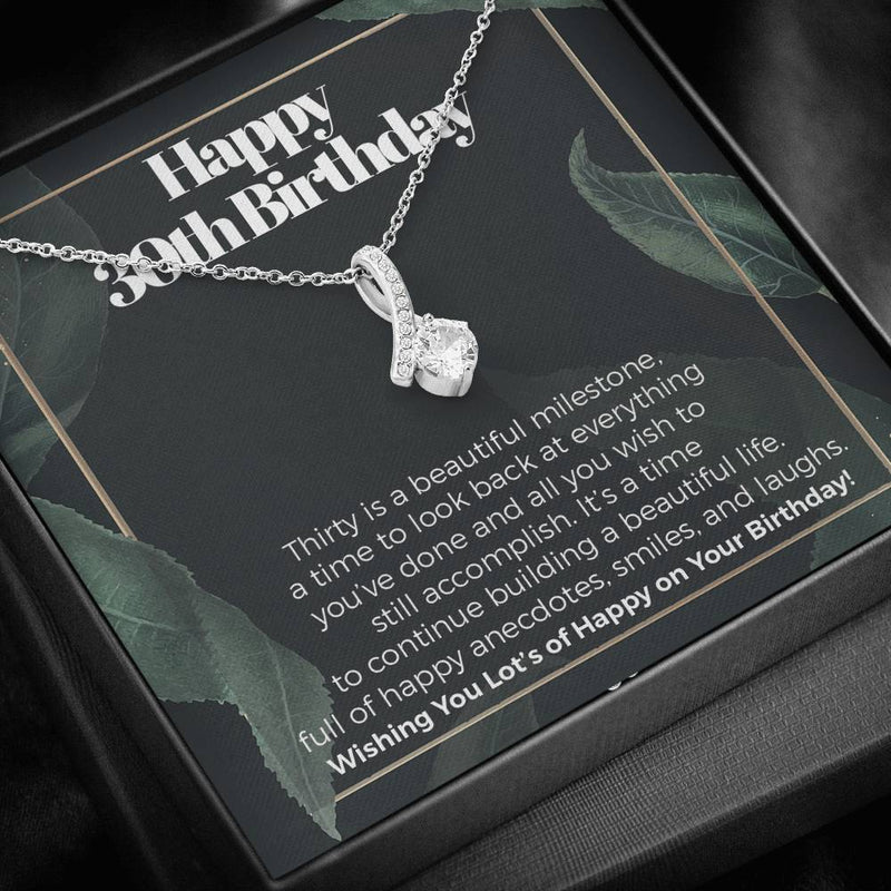 Happy 30th Birthday Alluring Necklace