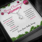 Mommy To Be Merry Christmas Necklace From Baby Bump