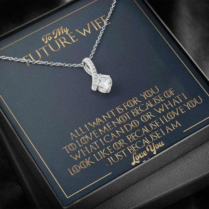 To My Future Wife Outlander Alluring Beauty Necklace, Outlander Gift, My Sassenach, Celtic Love Knot