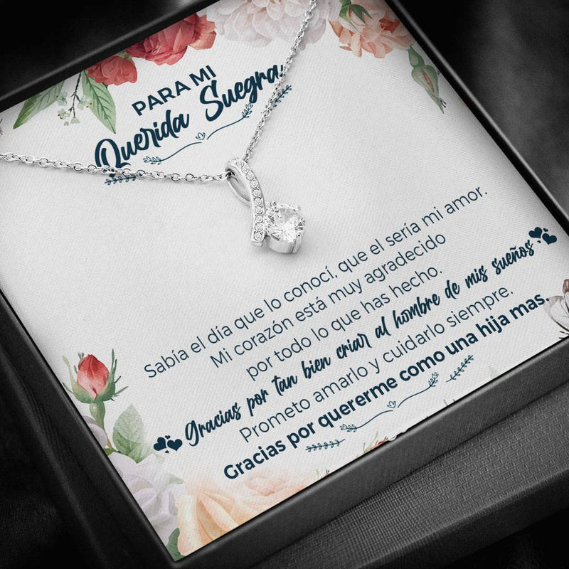 Para Mi Querida Suegra, Zirconia Necklace