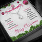 To My Granddaughter, I Will Always Have Your Back Necklace
