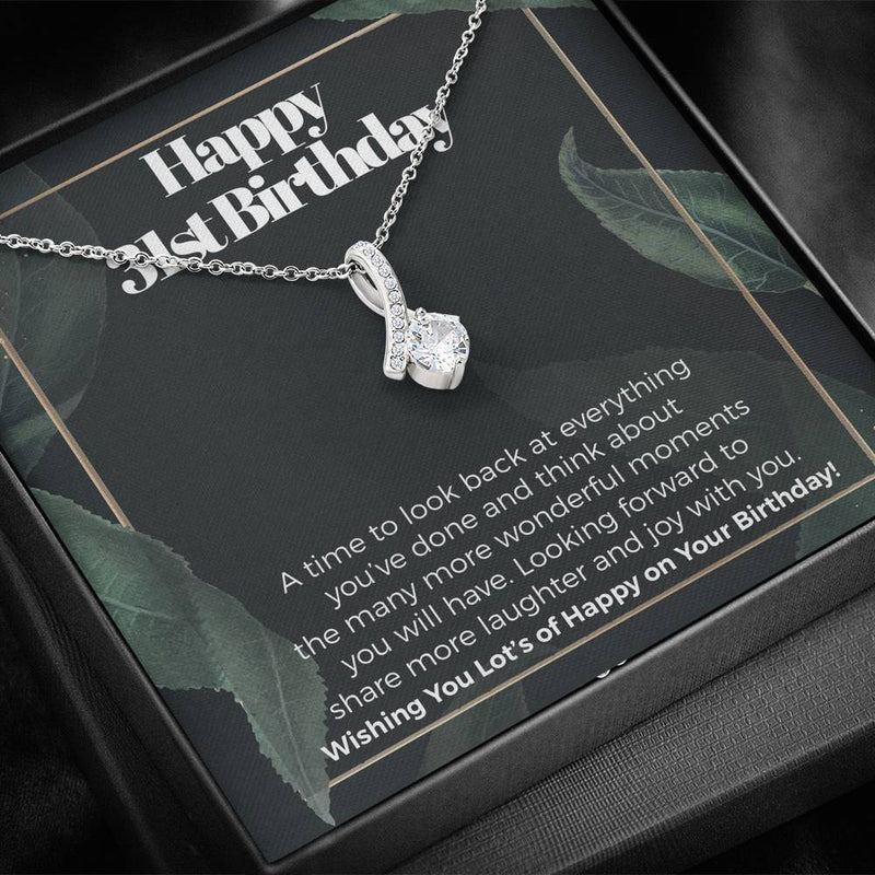 Happy 31st Birthday Alluring Necklace