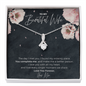 To My Beautiful Wife, I Found My Missing Piece Love Knot Necklace with Premium Box