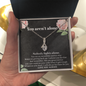 You Aren't Alone Cancer Support Necklace | Surgery, Cancer Patient, Sick Friend Care Package