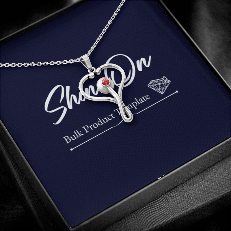 Stethoscope Necklace Template