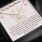 To My Dog Mama Personalized Pet Memorial Heart Necklace | Rainbow Bridge Dog | Sympathy Dog Loss Gift