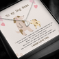 To My Dog Mama Personalized Sweetest Hearts Necklace | Until We Meet Again Necklace | Loss of Dog memorial | Dog loss gifts | Rainbow Bridge Dog | Pet sympathy gift