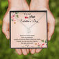 It's Our First Valentine's Day Sweetest Engraved Hearts | Valentine Day's Gift For Girlfriend