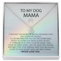 I Crossed The Rainbow Bridge Knowing That You Loved Me Dearly | Personalized Rainbow Bridge Dog Necklace | Loss of Dog Memorial Gift | Dog