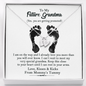 Personalized To my Future Grandma Sweetest Hearts Necklace | Pregnancy Reveal Gift | I Cant Wait to Meet You Gift for Grandma
