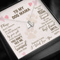 To My Dog Mama Personalized Don't Mourn For Me Necklace | Loss of Dog memorial Necklace | Dog loss gifts | Rainbow Bridge Dog | Pet Sympathy Gift