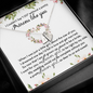 Personalized Flower Girl Dainty Necklace, Flower Girl Custom Necklace, Flower Girl Proposal  Necklace and Sentimental Card