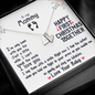 To My Mommy From Baby Happy First Christmas Together Personalized Hearts Necklace | New Mummy, First Time Mom Gift, New Mom Gift Jewelry, Gift for New Mom Necklace,