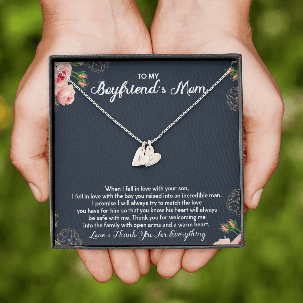 To My Boyfriends Mom Personalized Necklace Gift | Christmas, Birthday Gift For Boyfriend's Mom