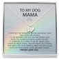 I Crossed The Rainbow Bridge Knowing That You Loved Me Dearly | Personalized Rainbow Bridge Dog Necklace | Loss of Dog Memorial Gift | Dog