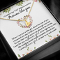 Personalized Flower Girl Dainty Necklace, Flower Girl Custom Necklace, Flower Girl Proposal  Necklace and Sentimental Card